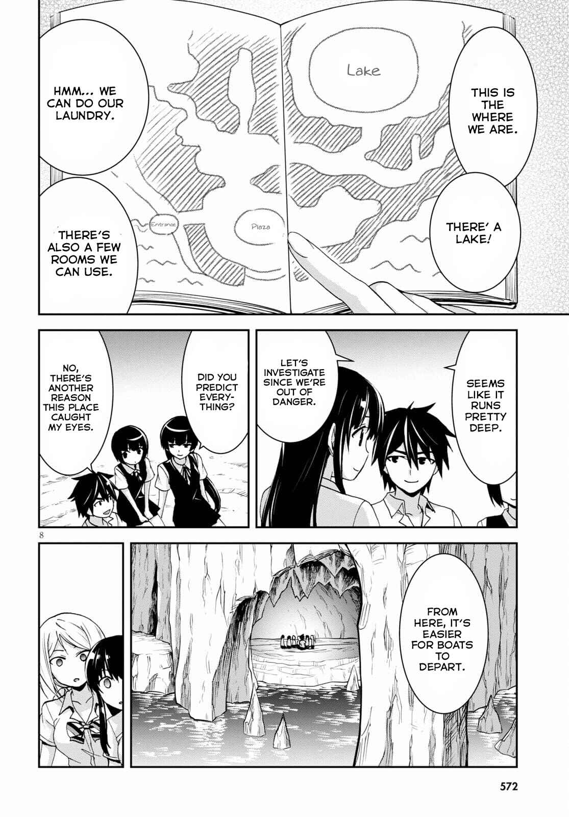 Page 9 Chapter 11 Isekai Yurutto Survival Seikatsu ~Gakkou no Minna to Isekai no Mujintou ni Tenishitakedo Ore Dake Rakushou desu~