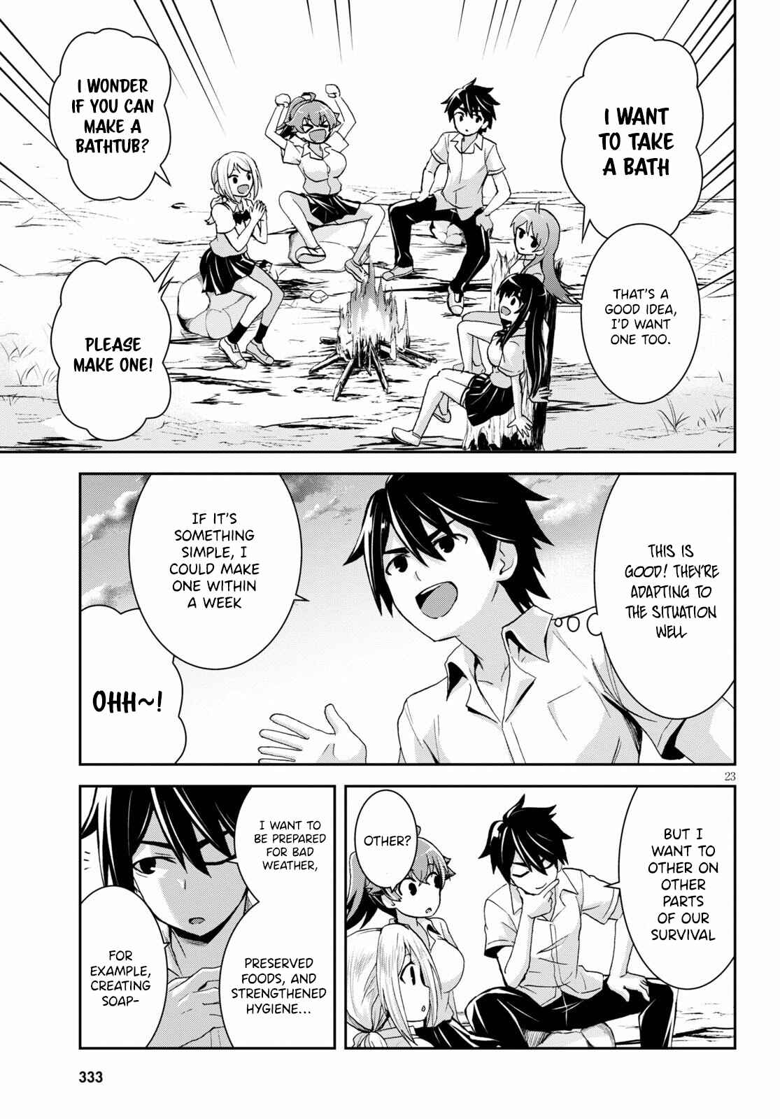 Page 24 Chapter 5 Isekai Yurutto Survival Seikatsu ~Gakkou no Minna to Isekai no Mujintou ni Tenishitakedo Ore Dake Rakushou desu~