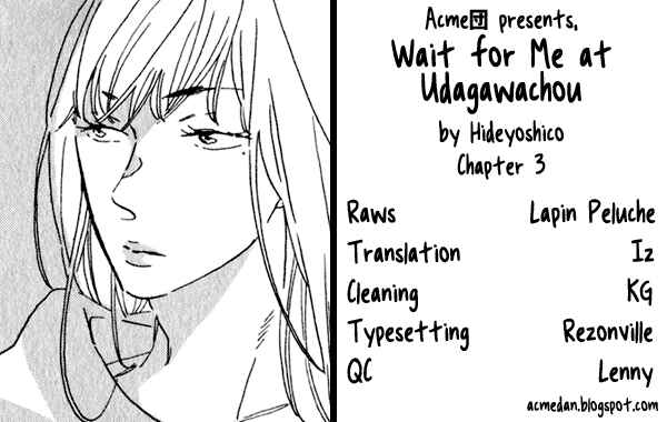 Page 1 Chapter 3 Udagawachou de Mattete yo.