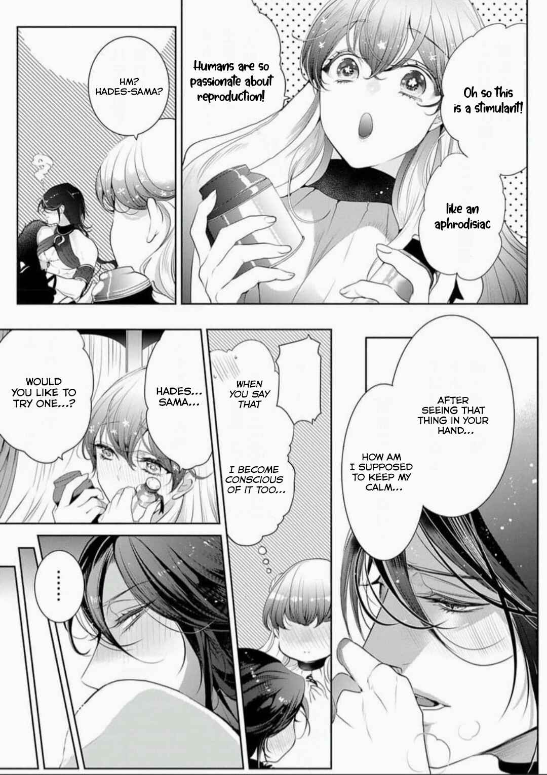 Page 20 Chapter 8 Gaman Shinaide, Hades-sama. ~Reikoku na Meiou no Junai wa Michishirenai hodo Fukakude, Omoi~