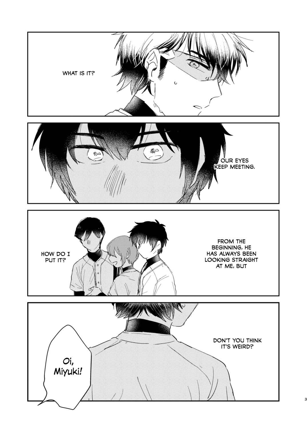 Page 3 Chapter Unknown_6cff Daiya no Ace - Me wa Kuchi Hodo ni (Doujinshi)
