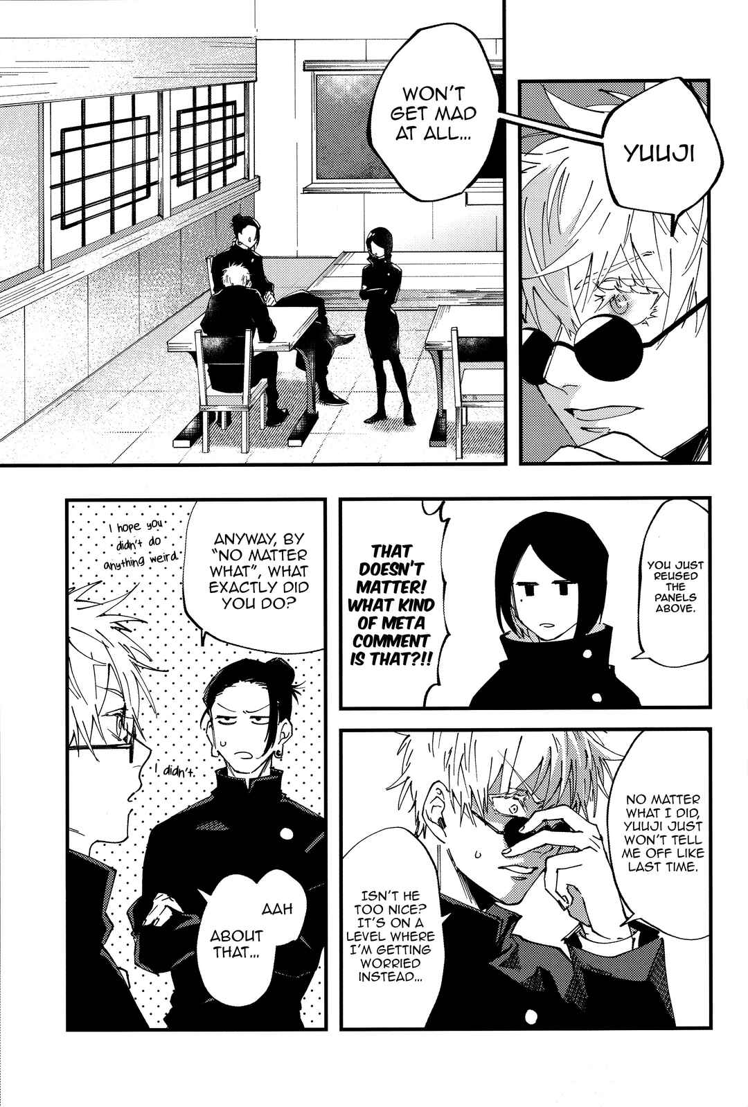 Page 10 Chapter Unknown_cdca Jujutsu Kaisen - Baby Ore Wo Shikatte Kure! (Doujinshi)
