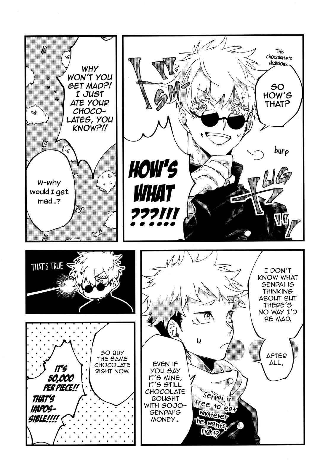 Page 14 Chapter Unknown_cdca Jujutsu Kaisen - Baby Ore Wo Shikatte Kure! (Doujinshi)