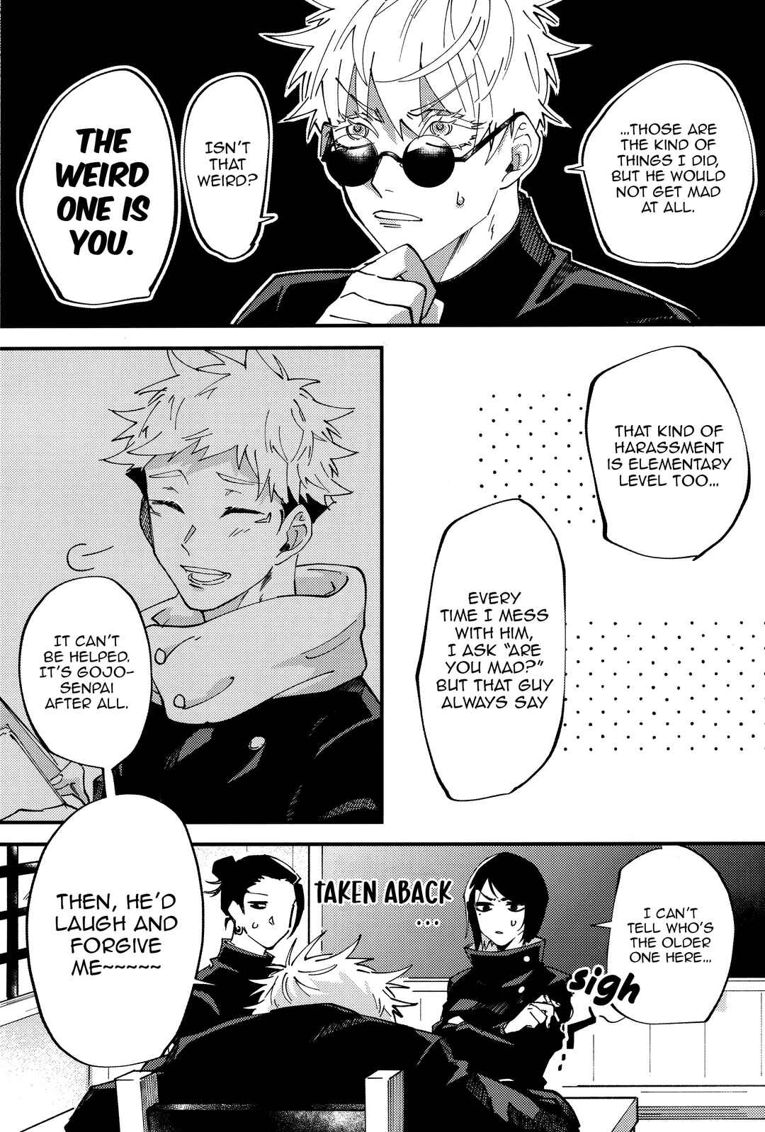 Page 16 Chapter Unknown_cdca Jujutsu Kaisen - Baby Ore Wo Shikatte Kure! (Doujinshi)