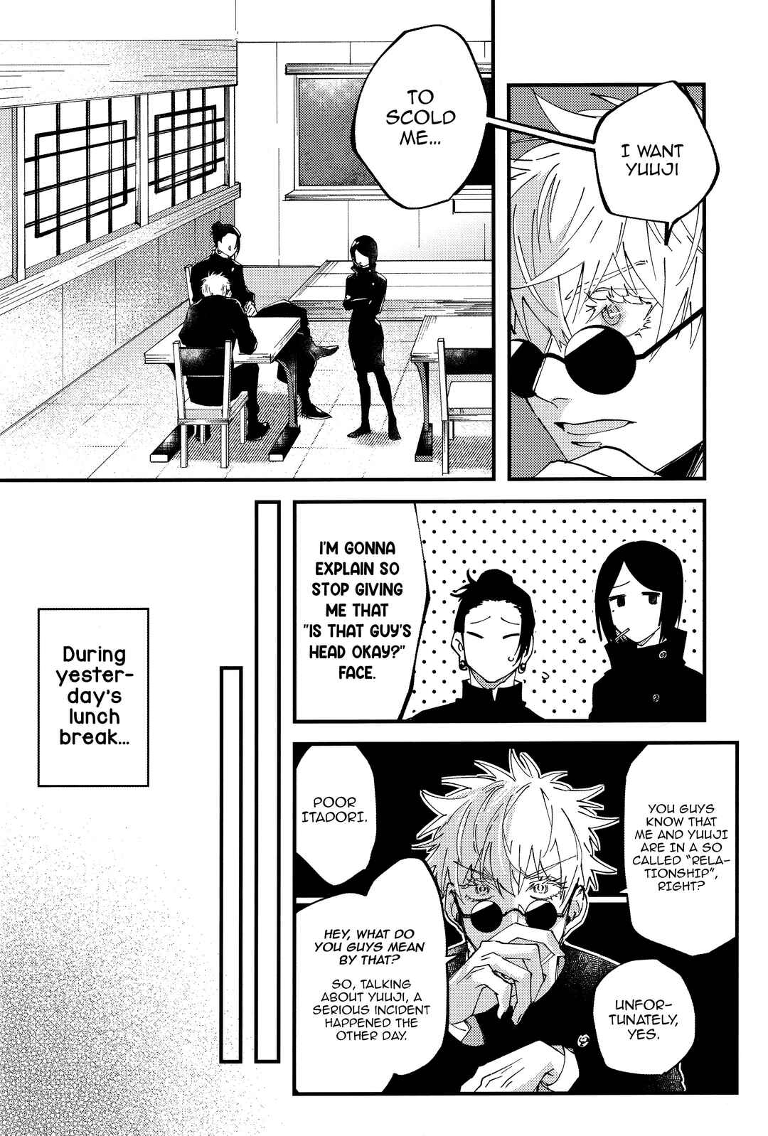 Page 3 Chapter Unknown_cdca Jujutsu Kaisen - Baby Ore Wo Shikatte Kure! (Doujinshi)