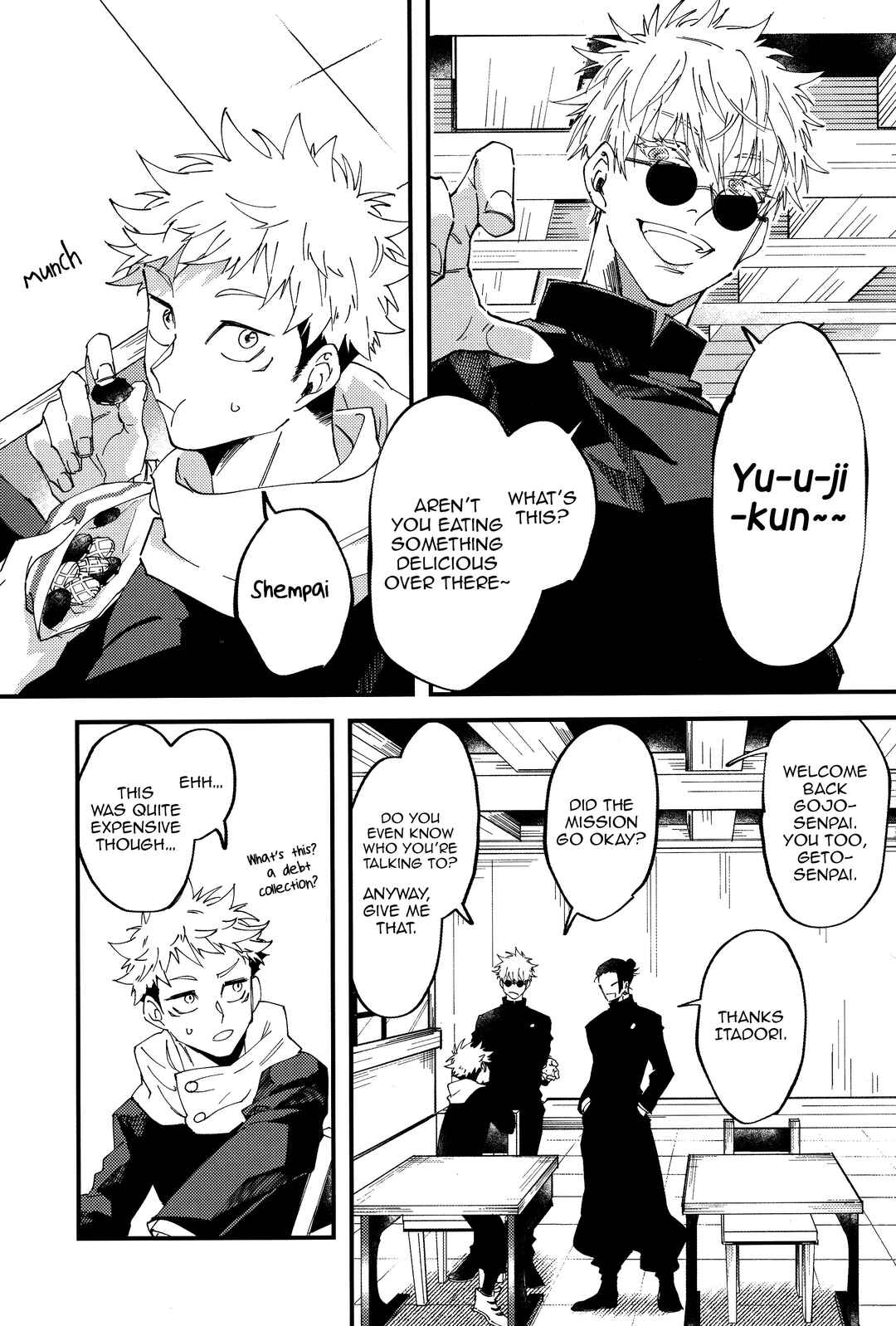 Page 4 Chapter Unknown_cdca Jujutsu Kaisen - Baby Ore Wo Shikatte Kure! (Doujinshi)