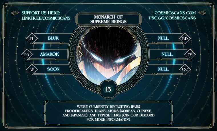 Page 1 Chapter 13 Monarch of Supreme Beings