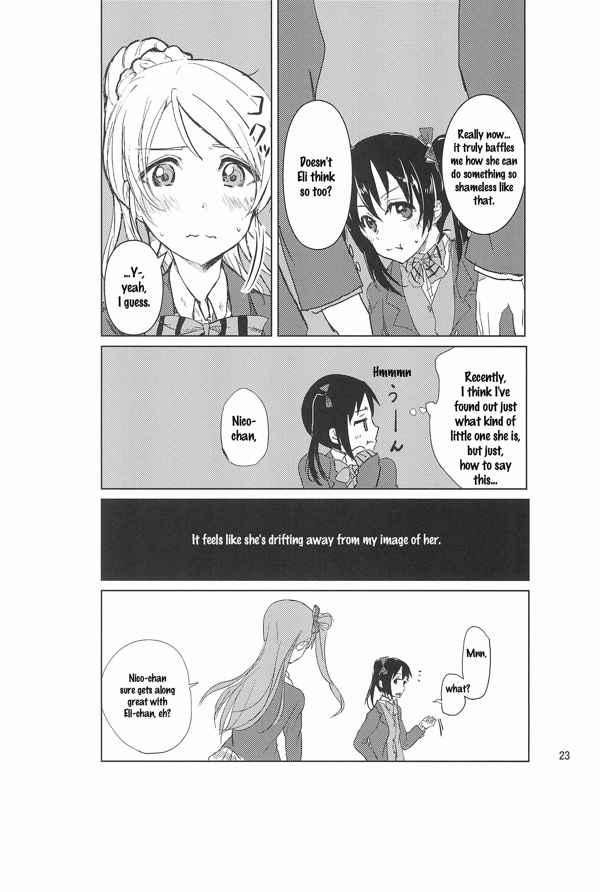 Page 23 Chapter Unknown_99fb Love Live! - Koe ni Dashite Ittemite (Doujinshi)