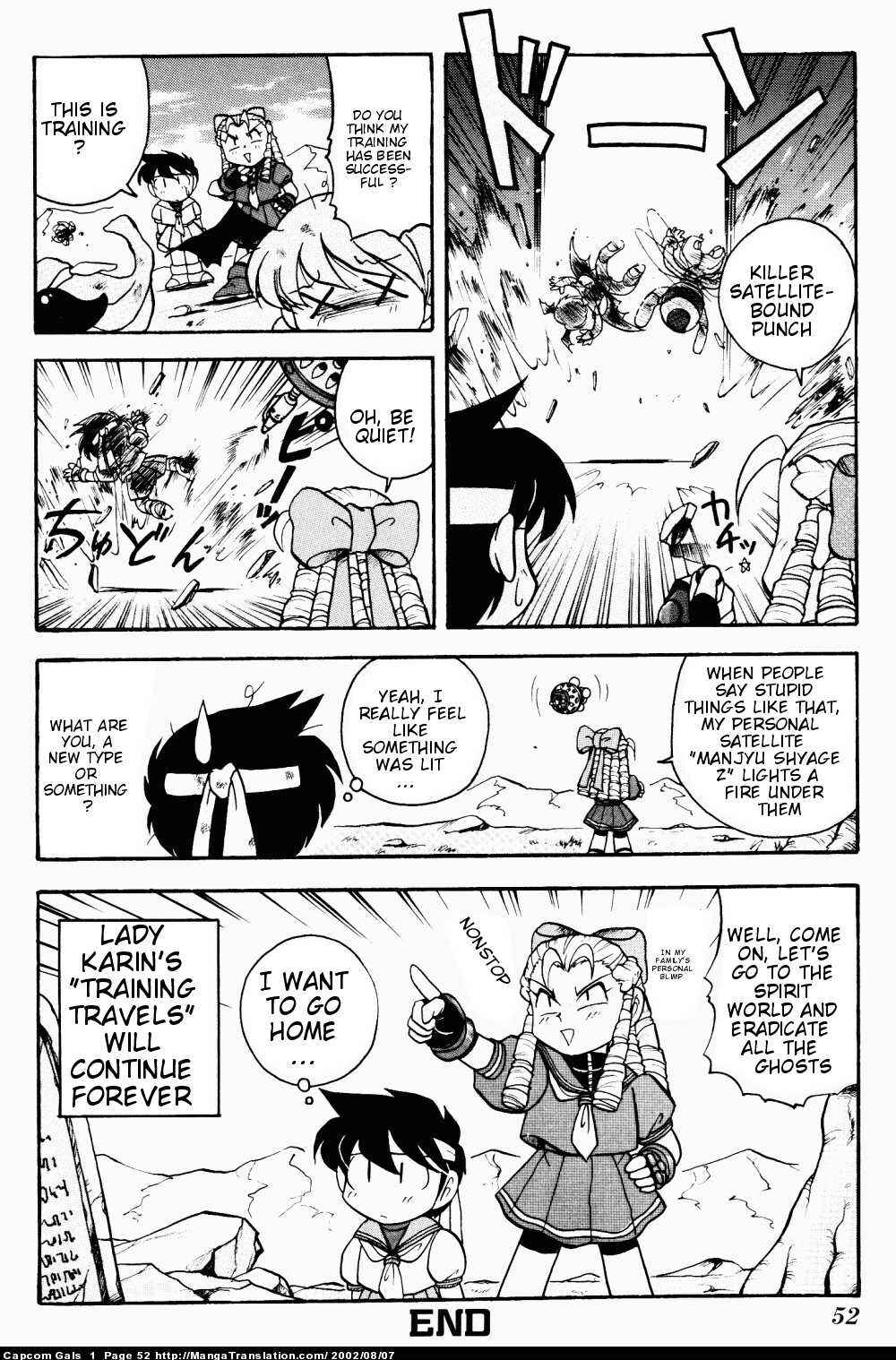 Page 8 Chapter 4 Capcom Gals! Comic Anthology