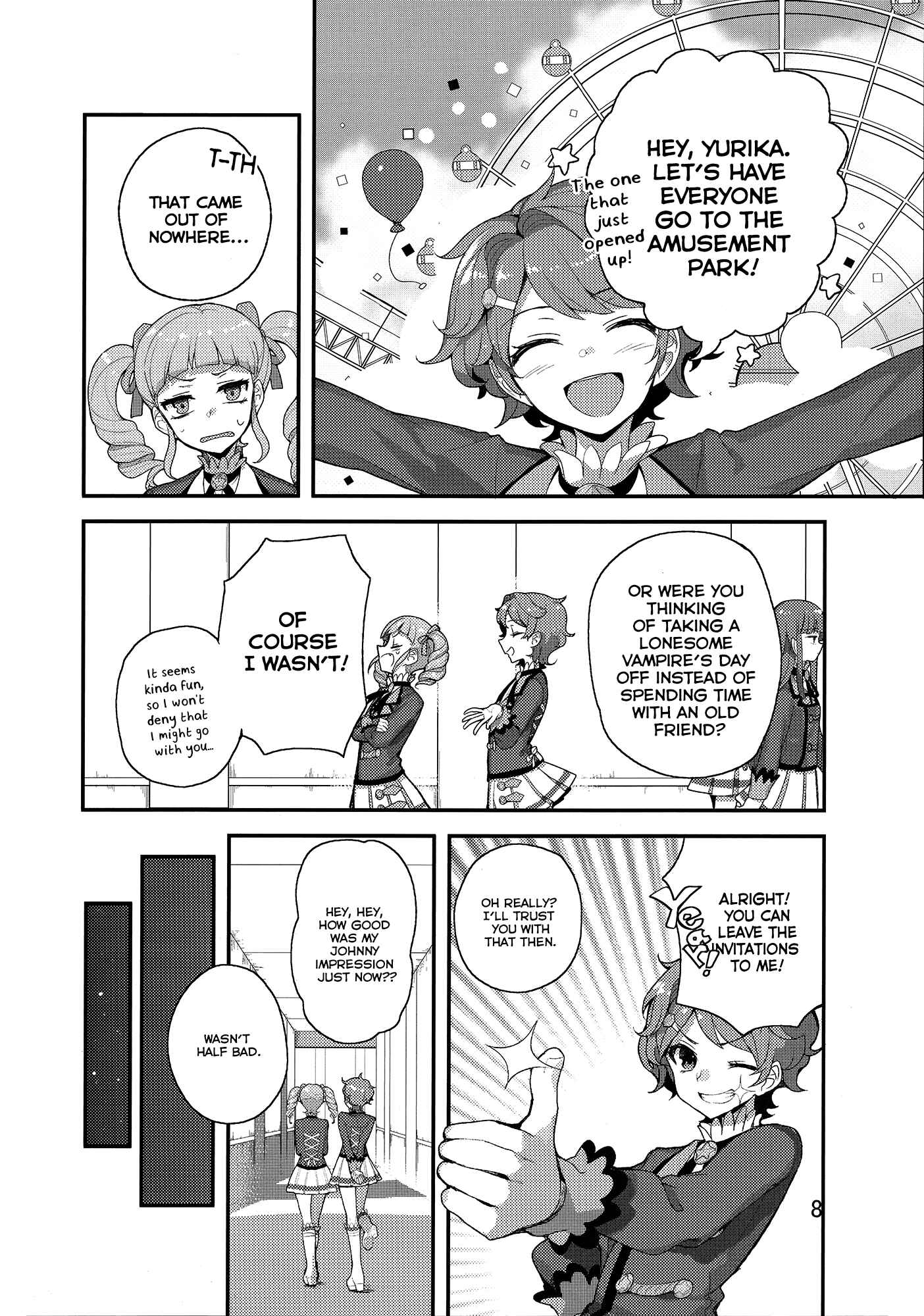 Page 8 Chapter Unknown_fc6b Aikatsu! - Donkan de, wagamama na. (Douijinshi)