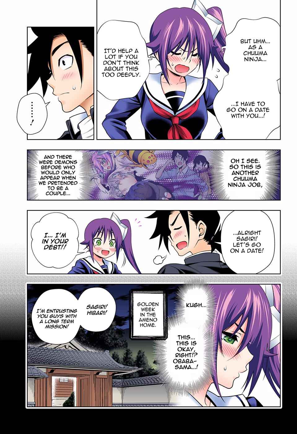 Page 3 Chapter 94 Yuragi-sou no Yuuna-san (Official Colored)