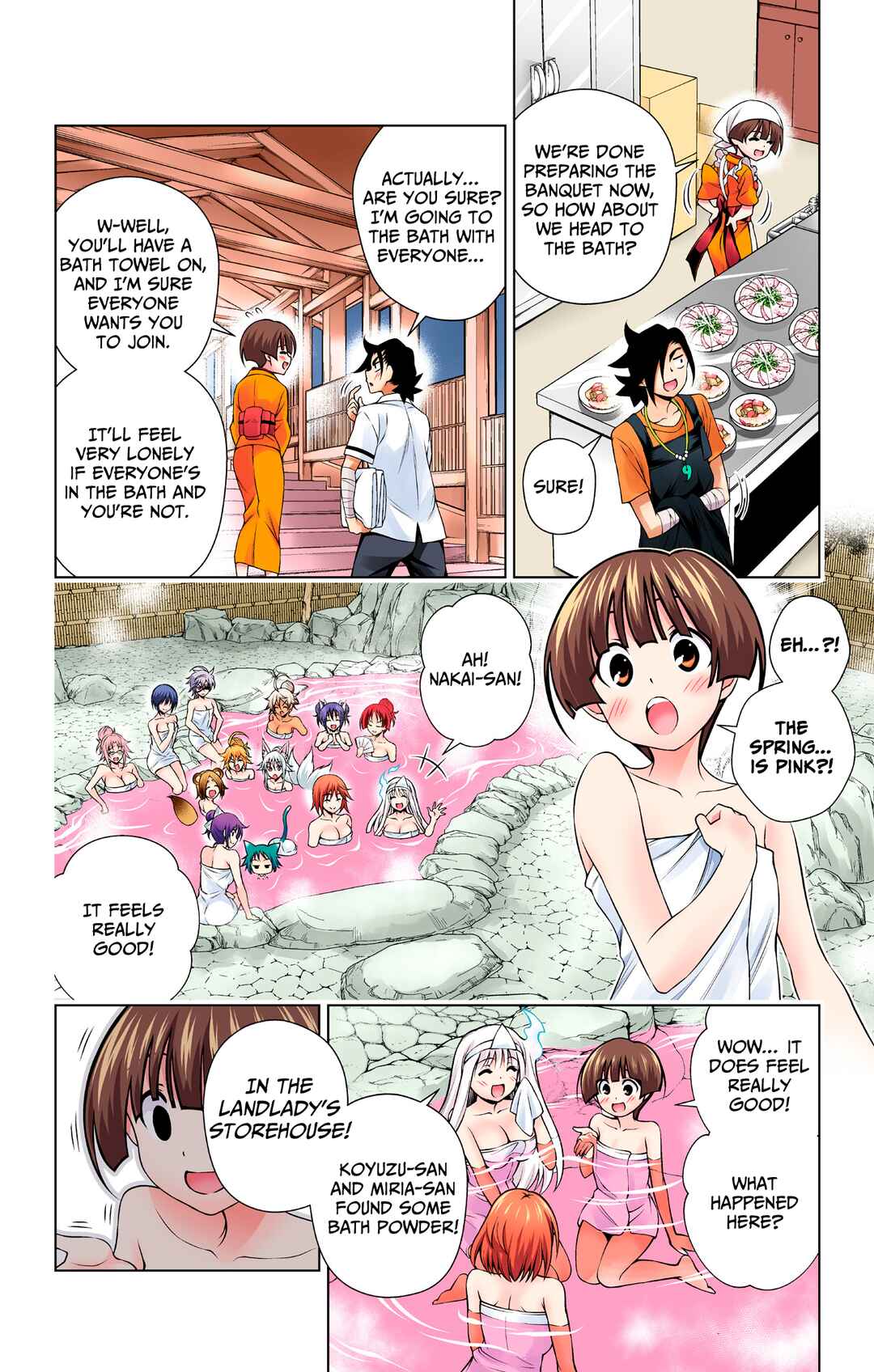 Page 4 Chapter 141 Yuragi-sou no Yuuna-san (Official Colored)