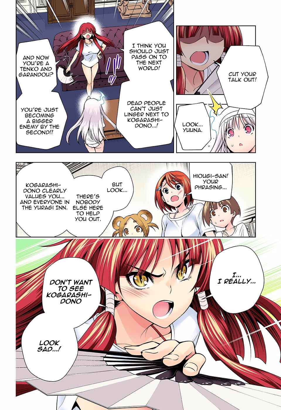 Page 6 Chapter 121 Yuragi-sou no Yuuna-san (Official Colored)