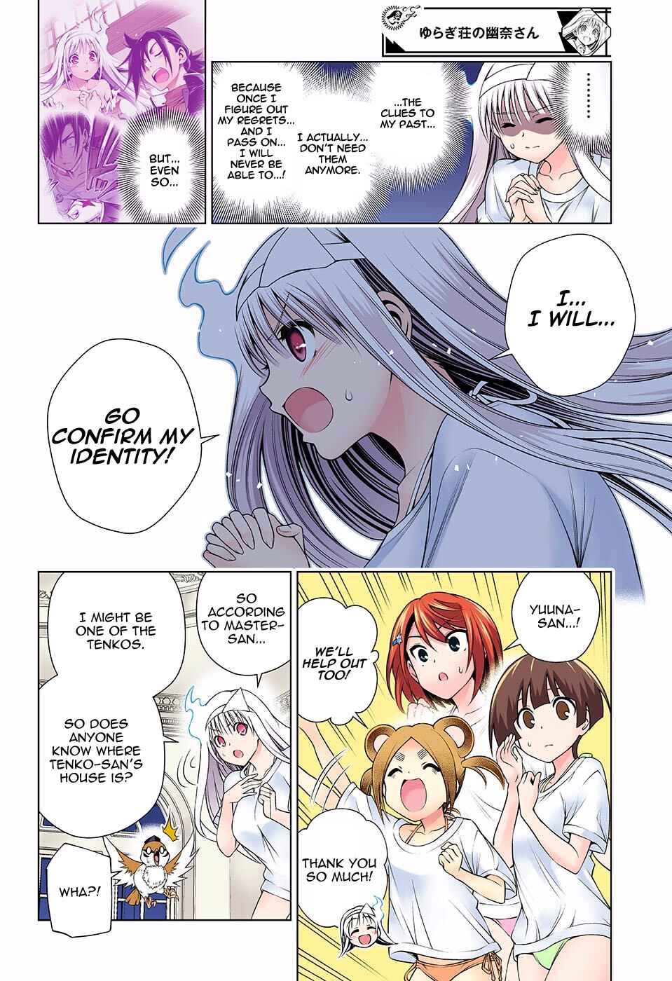 Page 8 Chapter 121 Yuragi-sou no Yuuna-san (Official Colored)