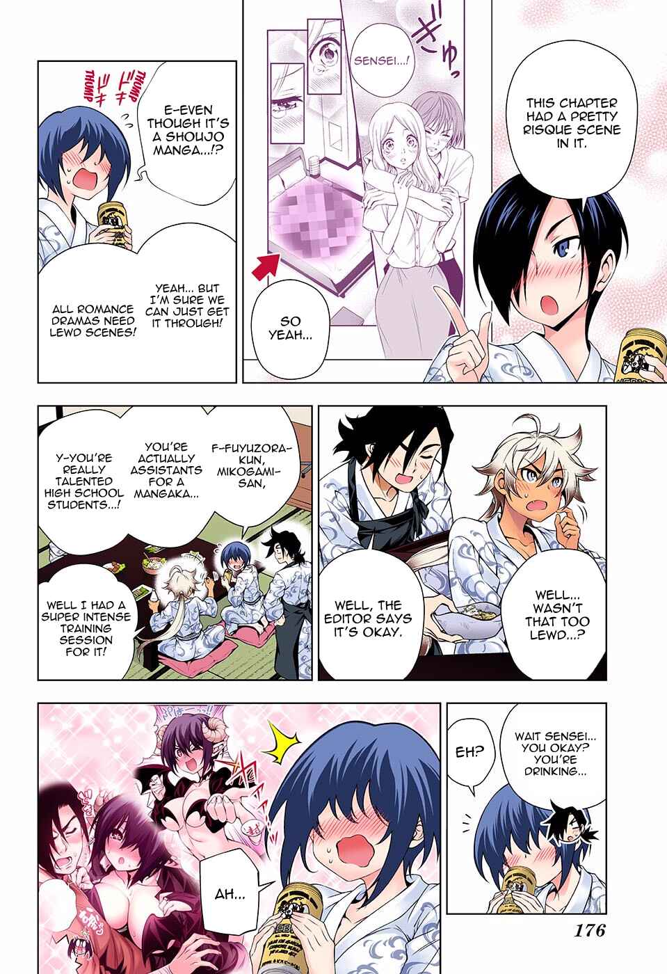 Page 4 Chapter 111 Yuragi-sou no Yuuna-san (Official Colored)