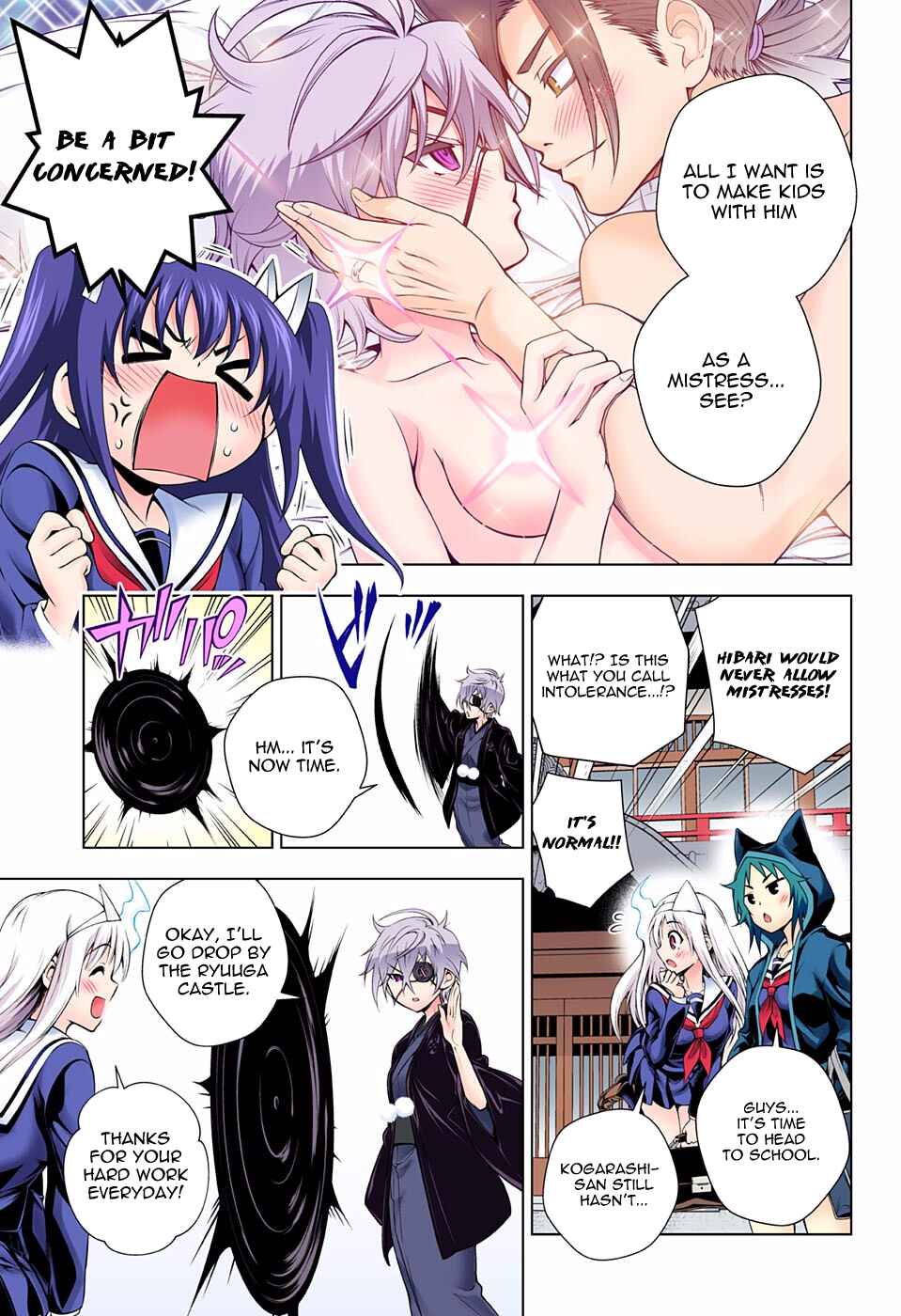 Page 7 Chapter 96 Yuragi-sou no Yuuna-san (Official Colored)