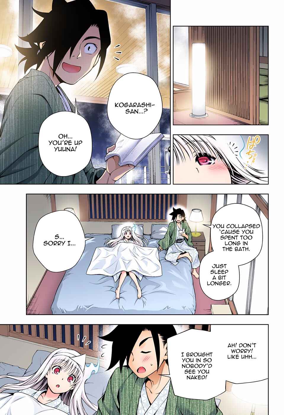 Page 15 Chapter 92 Yuragi-sou no Yuuna-san (Official Colored)