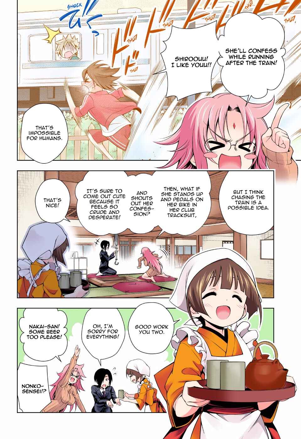 Page 10 Chapter 66 Yuragi-sou no Yuuna-san (Official Colored)