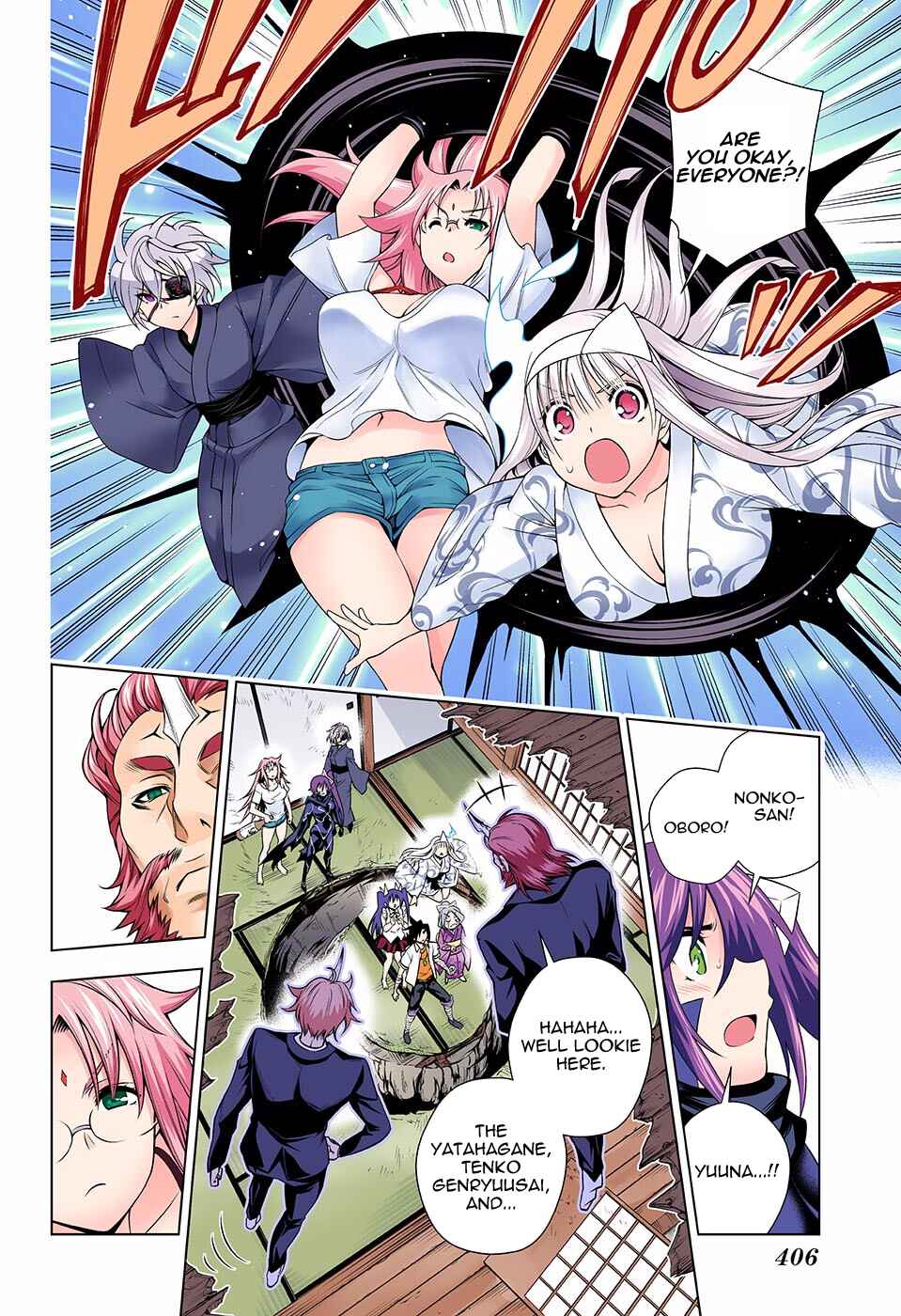 Page 9 Chapter 136 Yuragi-sou no Yuuna-san (Official Colored)