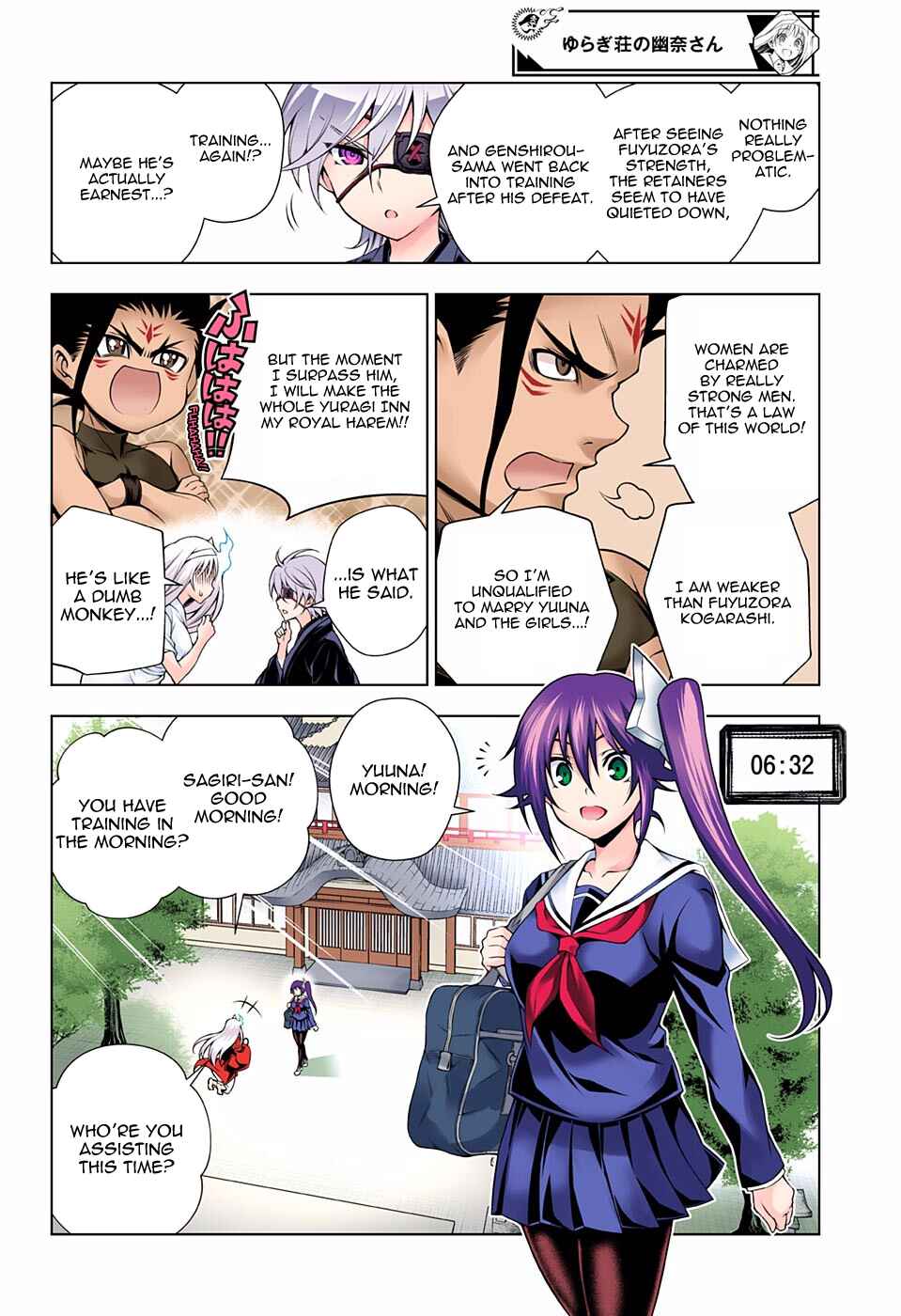 Page 6 Chapter 100 Yuragi-sou no Yuuna-san (Official Colored)