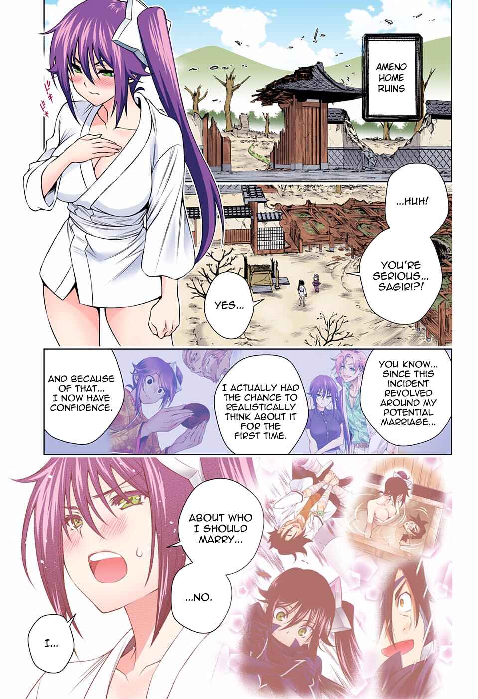 Page 15 Chapter 138 Yuragi-sou no Yuuna-san (Official Colored)