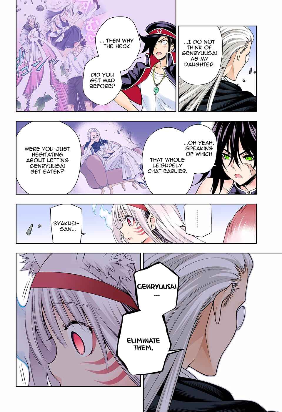 Page 10 Chapter 127 Yuragi-sou no Yuuna-san (Official Colored)