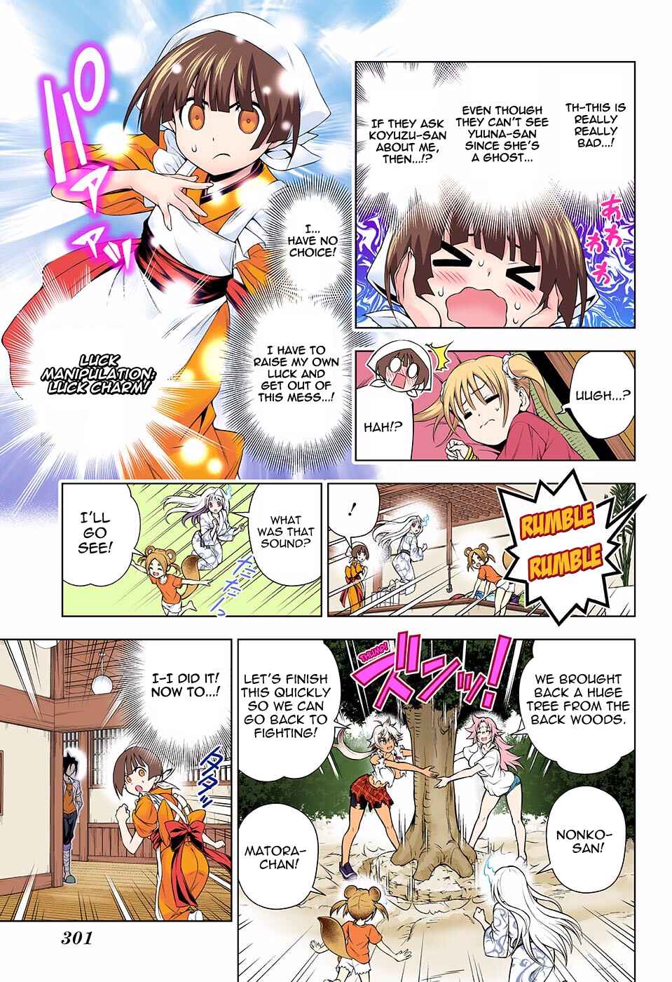 Page 9 Chapter 112 Yuragi-sou no Yuuna-san (Official Colored)