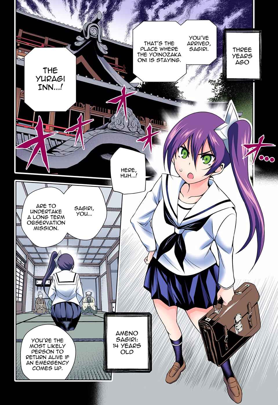 Page 4 Chapter 80 Yuragi-sou no Yuuna-san (Official Colored)