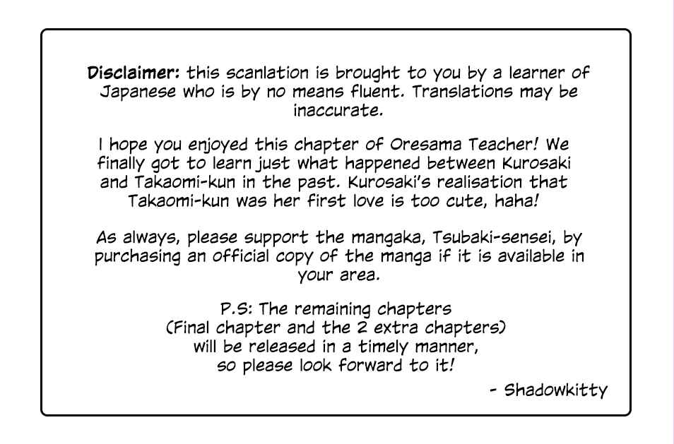 Page 32 Chapter 167 Oresama Teacher