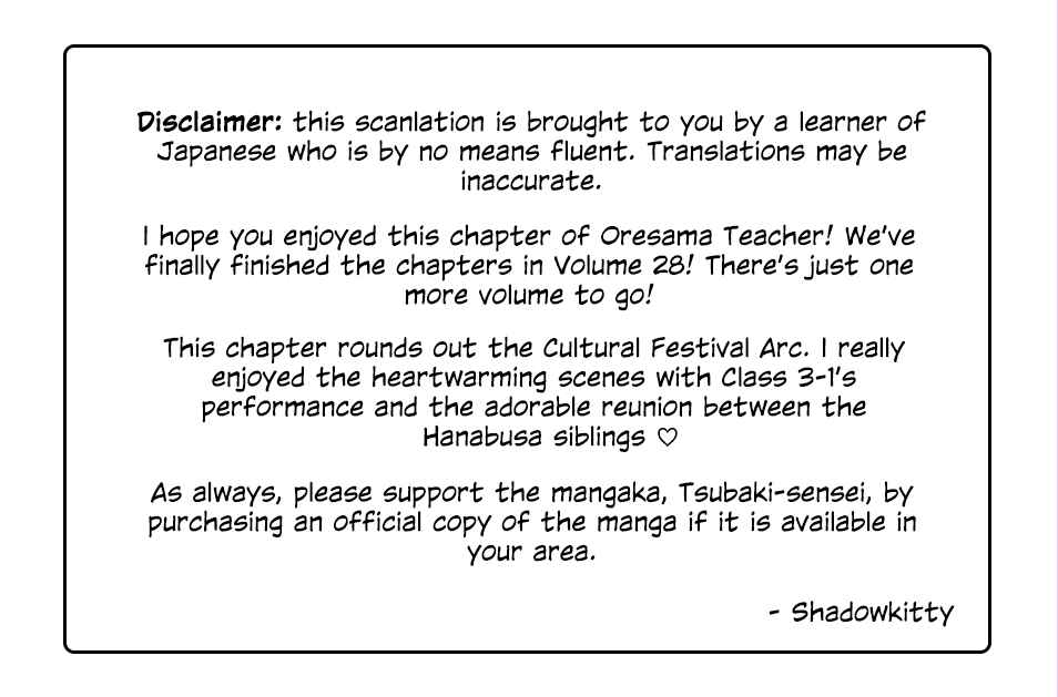 Page 36 Chapter 164 Oresama Teacher