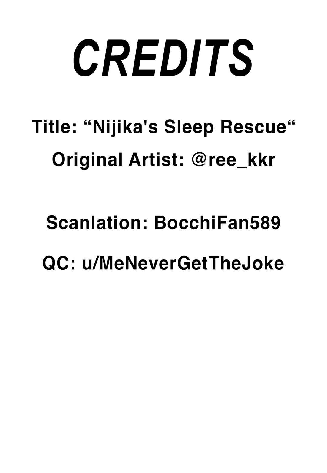 Page 25 Chapter Unknown_e974 Bocchi the Rock! - Nijikas Sleep Rescue (Doujinshi)