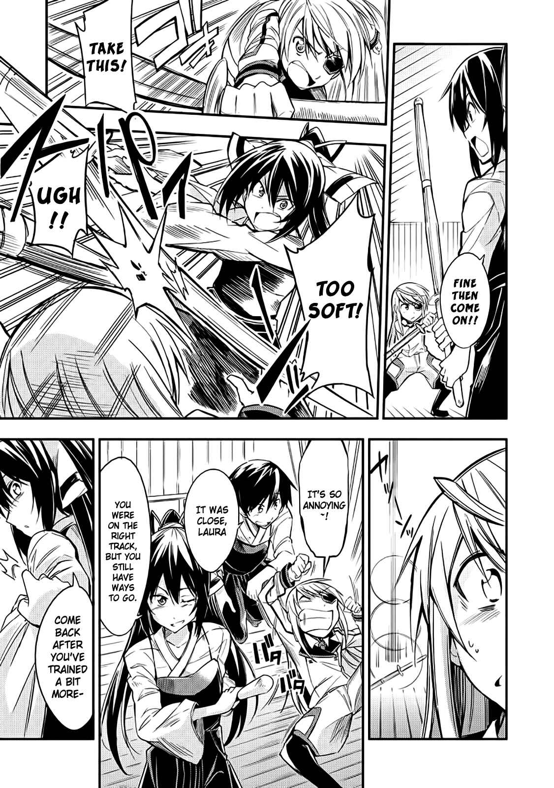 Page 3 Chapter 4 Infinite Stratos Black Bunny/White Bitter