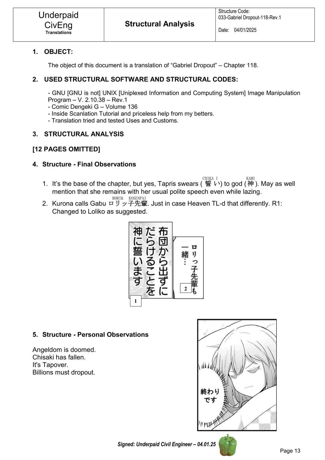 Page 13 Chapter 118 Gabriel DropOut