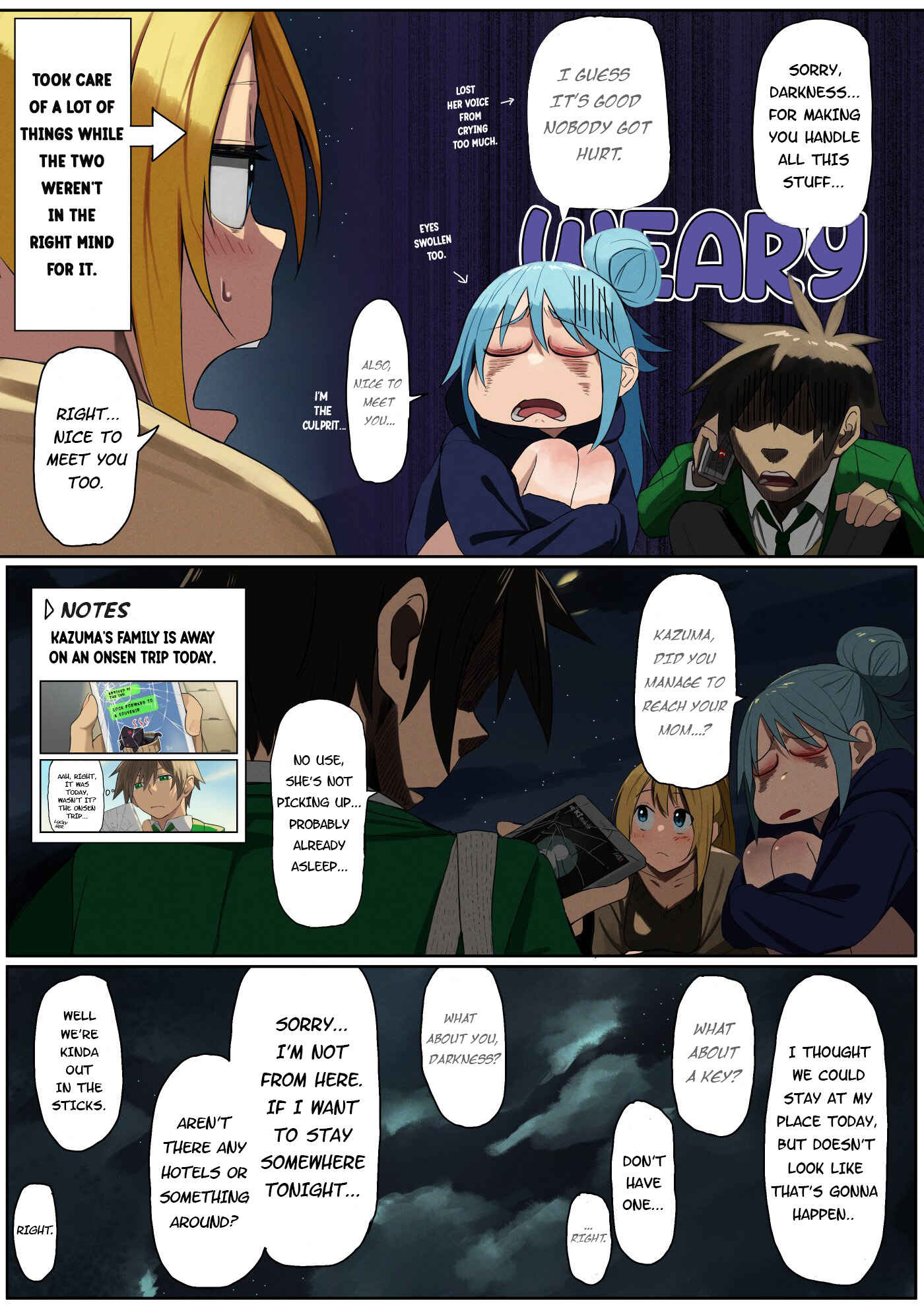 Page 4 Chapter 1 Kono Subarashii Sekai ni Shukufuku wo! - Modern Konosuba (Doujinshi)