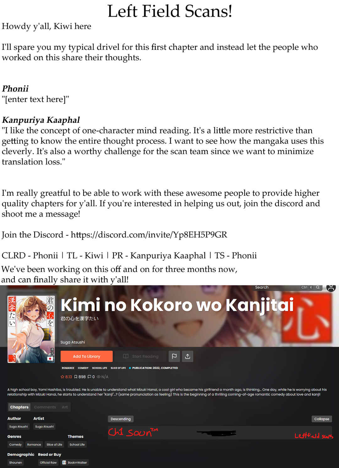 Page 27 Chapter 1 Kimi no Kokoro wo Kanjitai