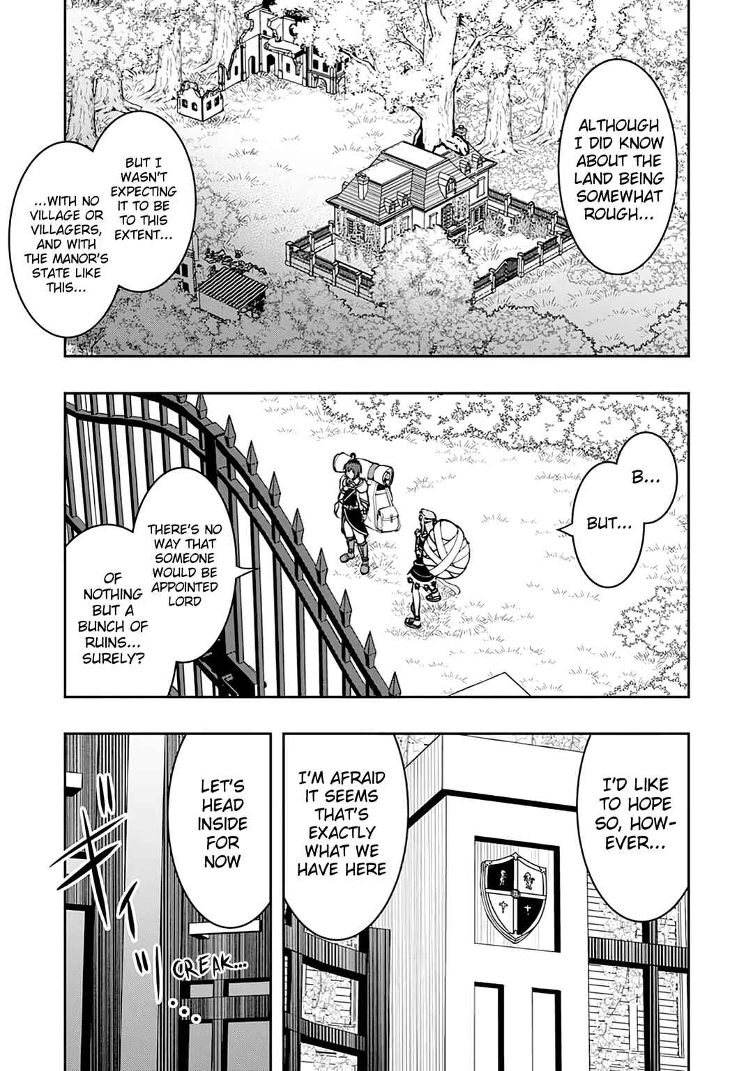 Page 9 Chapter 6 Tsuihousareta Tensei Kizoku, Hazure Skill de Naisei Muso ~Kimama ni Ryouchi Uneisuru Hazu ga, Sukiru Gacha no Okage de Saikyou Ryouchi wo Tsukuriagete Shimattaru~