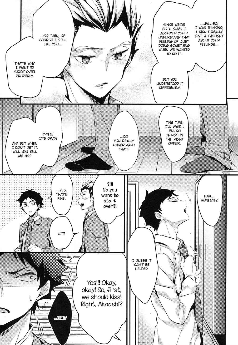 Page 13 Chapter Unknown_0aef Haikyu!! - Oshite Dame Nara Motto Osu (Doujinshi)
