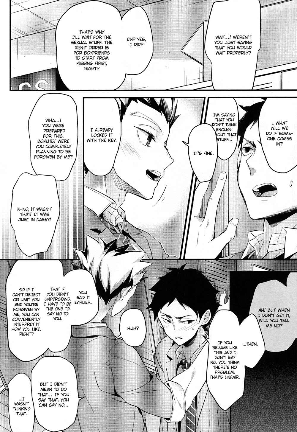 Page 14 Chapter Unknown_0aef Haikyu!! - Oshite Dame Nara Motto Osu (Doujinshi)