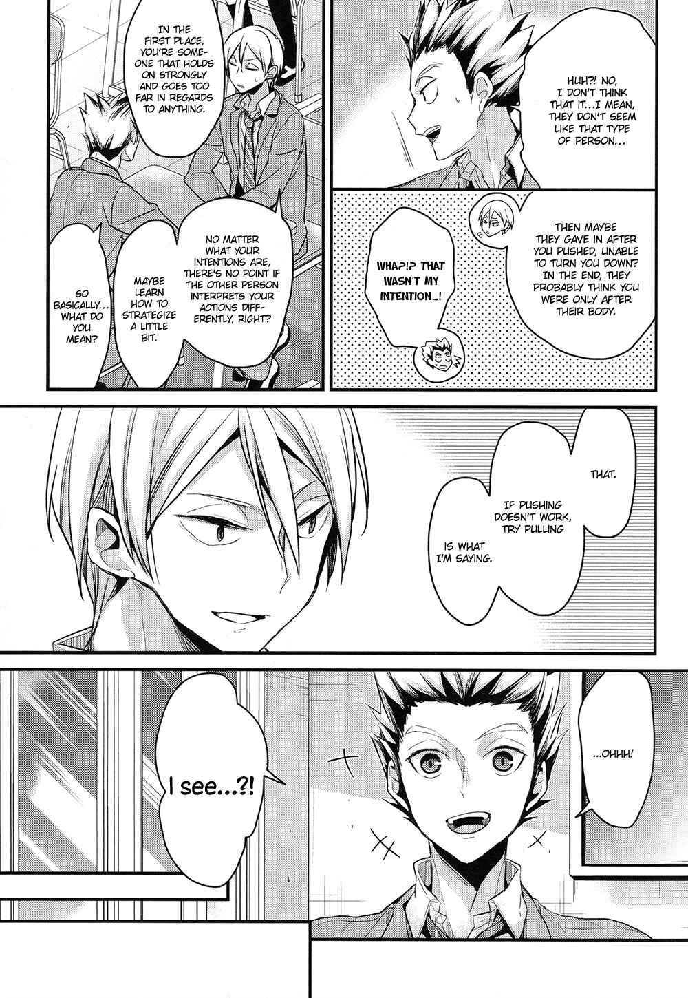 Page 9 Chapter Unknown_0aef Haikyu!! - Oshite Dame Nara Motto Osu (Doujinshi)