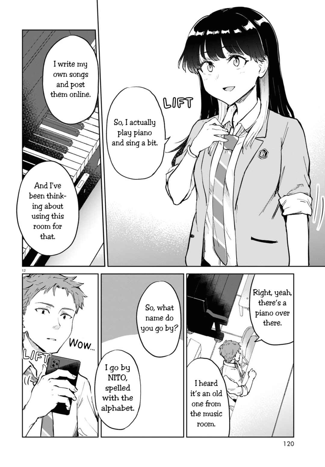 Page 12 Chapter 5 Ashita, Hadashi de Koi.
