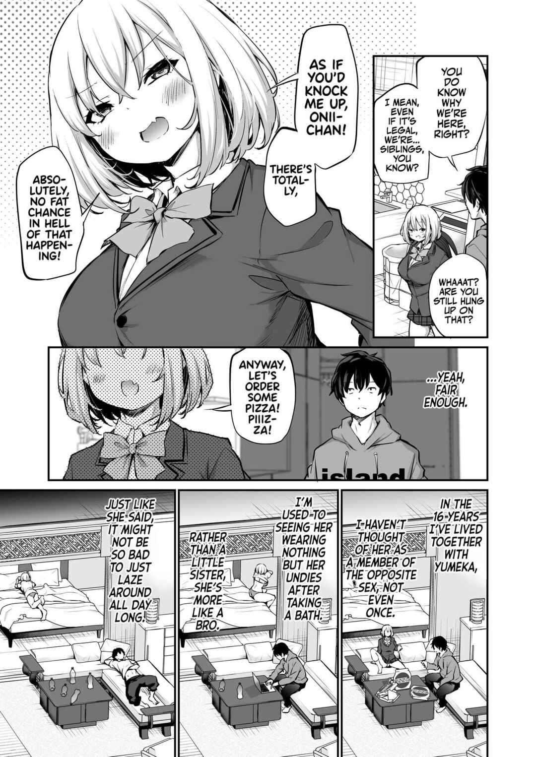 Page 6 Chapter 1 Imouto Haramasenai to Derarenai Shima