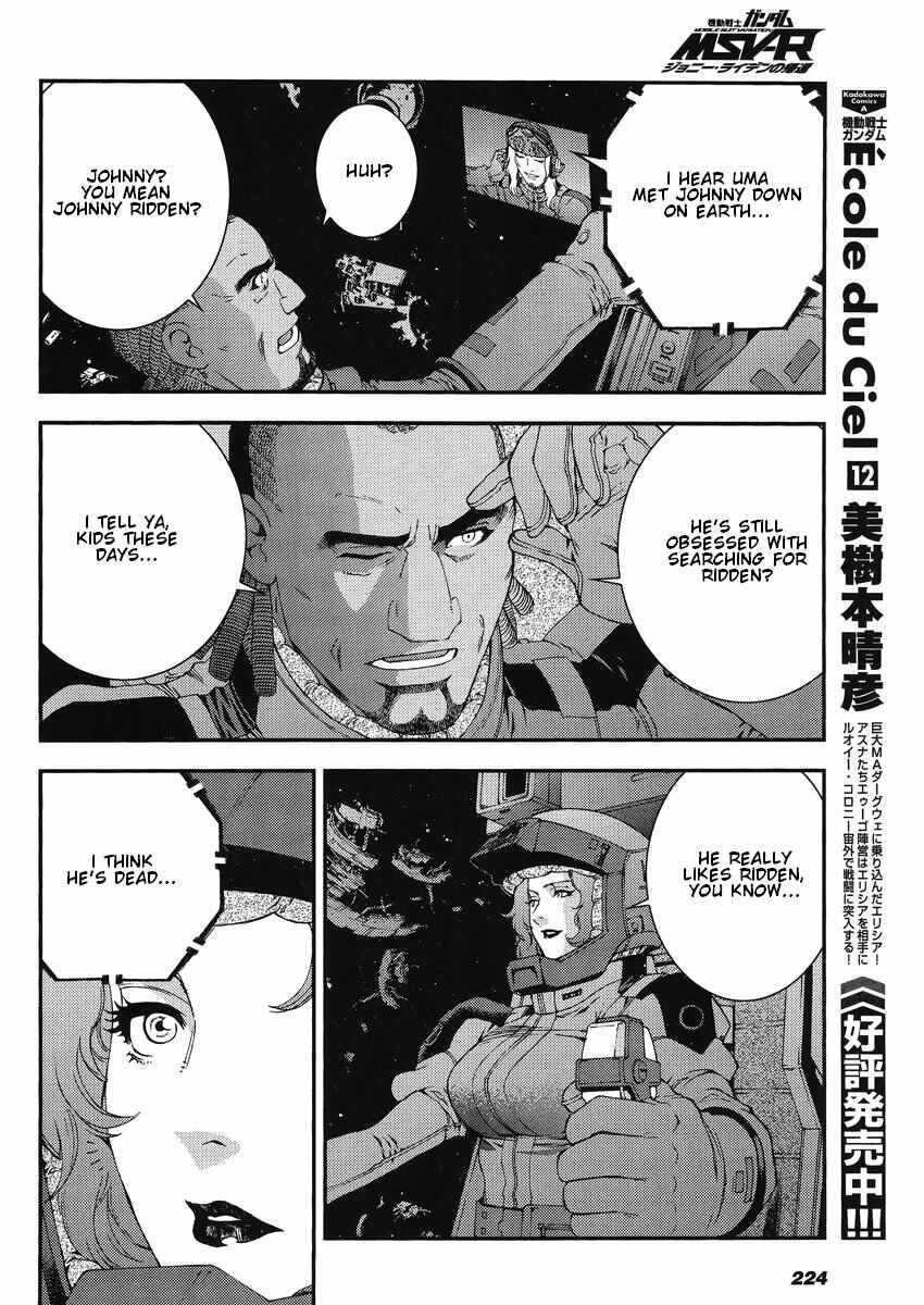 Page 22 Chapter 11 Mobile Suit Gundam MSV-R - Return of Johnny Ridden