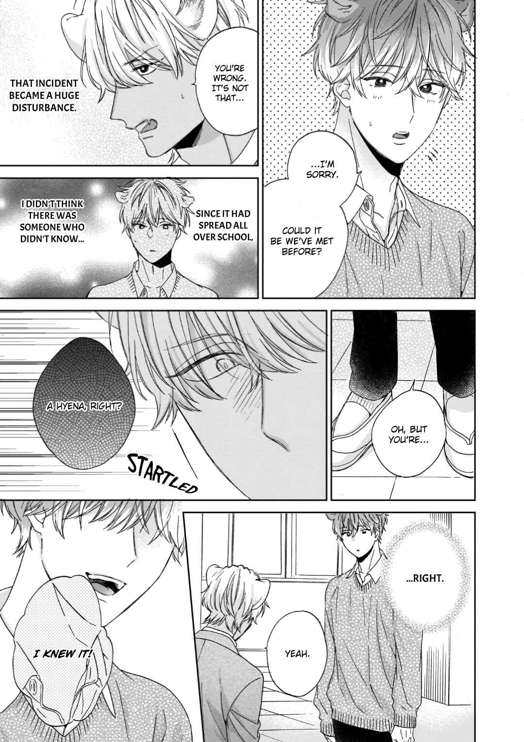 Page 6 Chapter 1 Hyena-kun wa Mitomenai