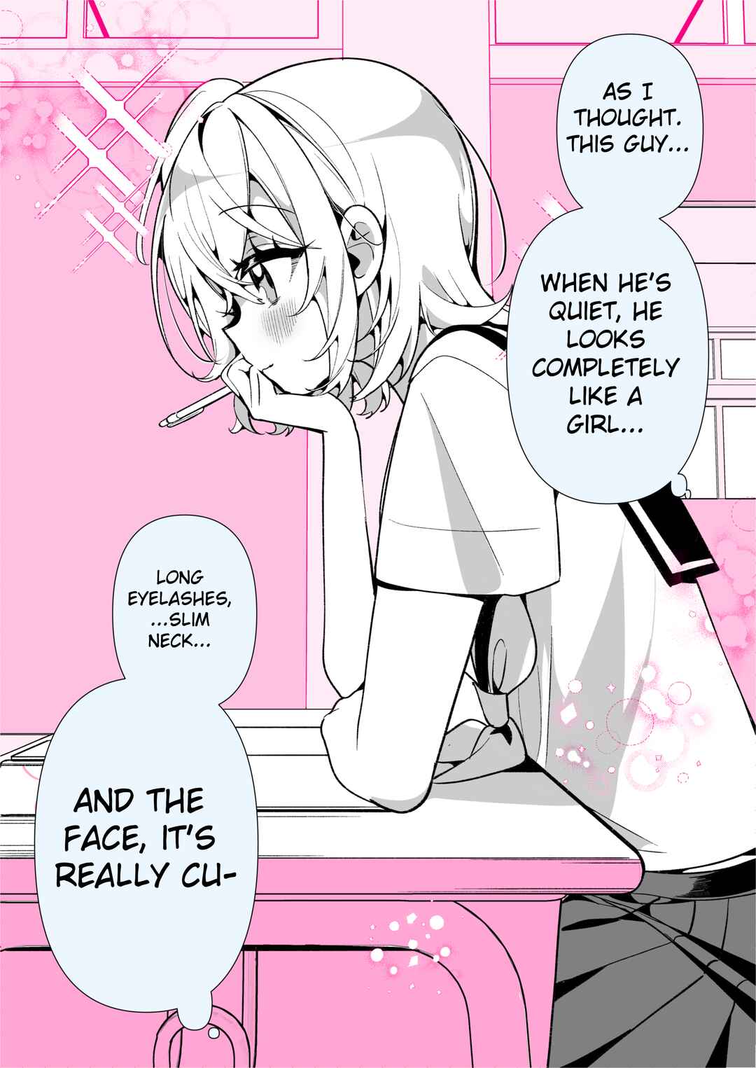 Page 1 Chapter 17 100 Nichigo ni Classmate no Seiheki wo Kuruwaseru, Otokonoko Tenkousei ♡