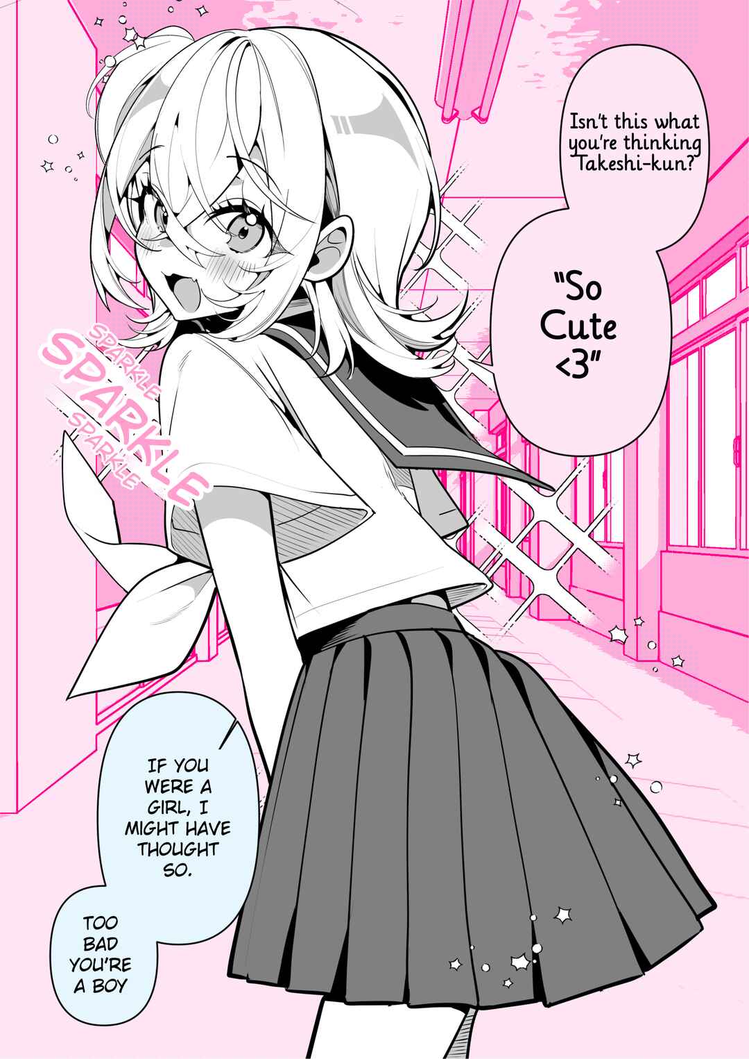 Page 1 Chapter 22 100 Nichigo ni Classmate no Seiheki wo Kuruwaseru, Otokonoko Tenkousei ♡