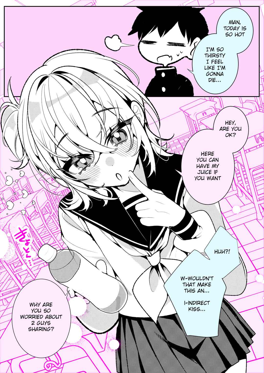Page 1 Chapter 6 100 Nichigo ni Classmate no Seiheki wo Kuruwaseru, Otokonoko Tenkousei ♡