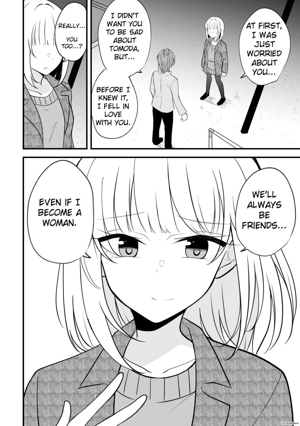 Page 4 Chapter 85 Daijoubu, Omae ga Onna ni Nattemo Oretachi wa Shinyuu dakara na!