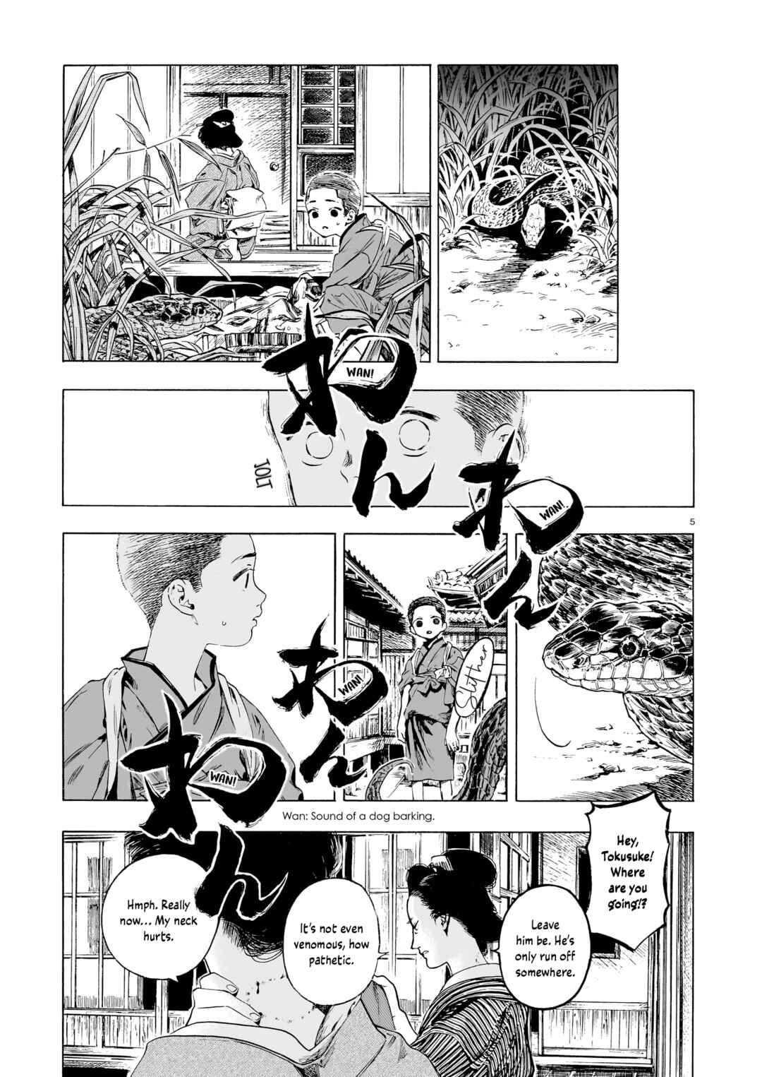 Page 5 Chapter 5 Wan Wan Wan! Fellows!
