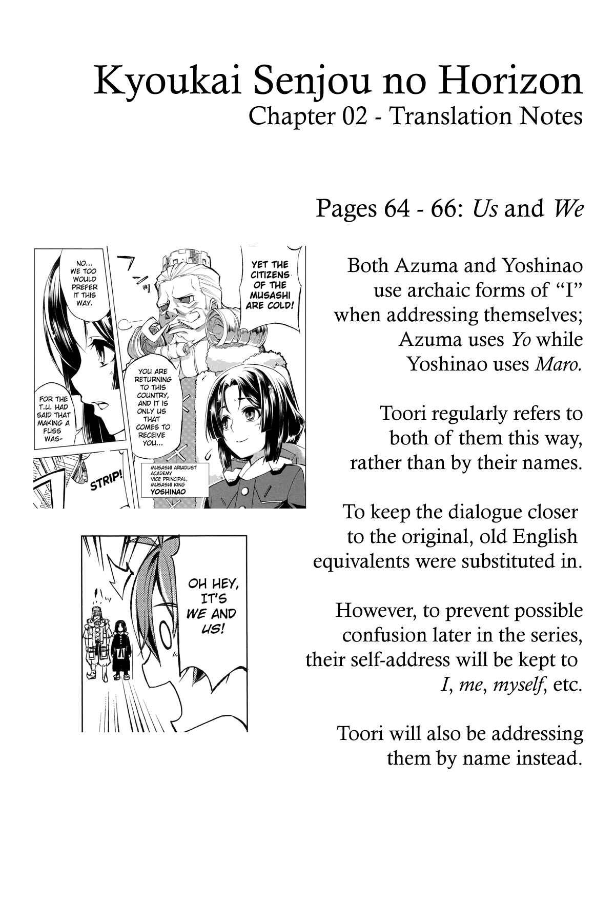 Page 32 Chapter 2 Kyoukai Senjou no Horizon