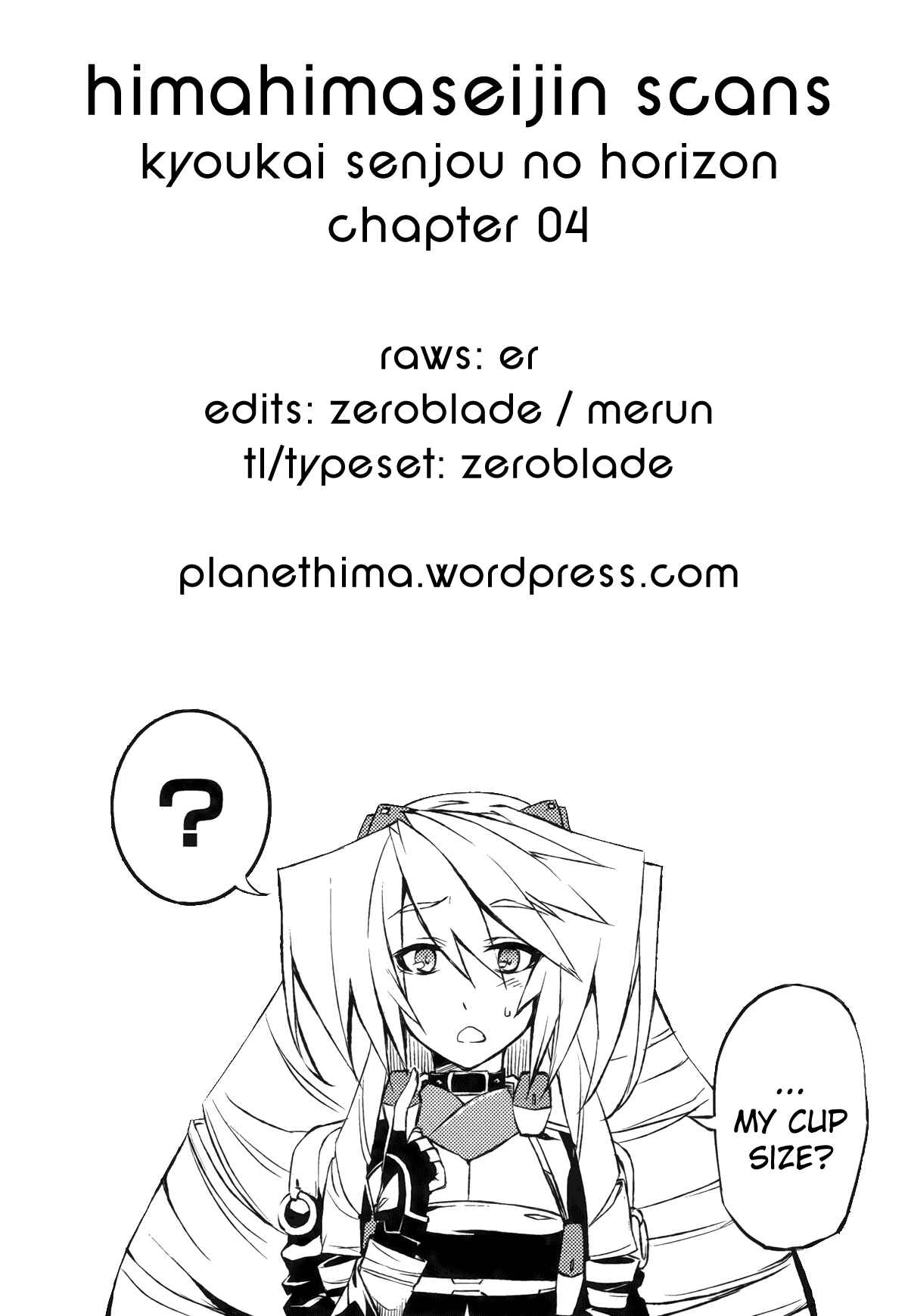 Page 1 Chapter 4 Kyoukai Senjou no Horizon